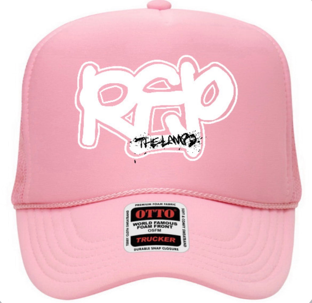 Rep Throwie Trucker Hat - Pink