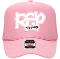 Rep Throwie Trucker Hat - Pink