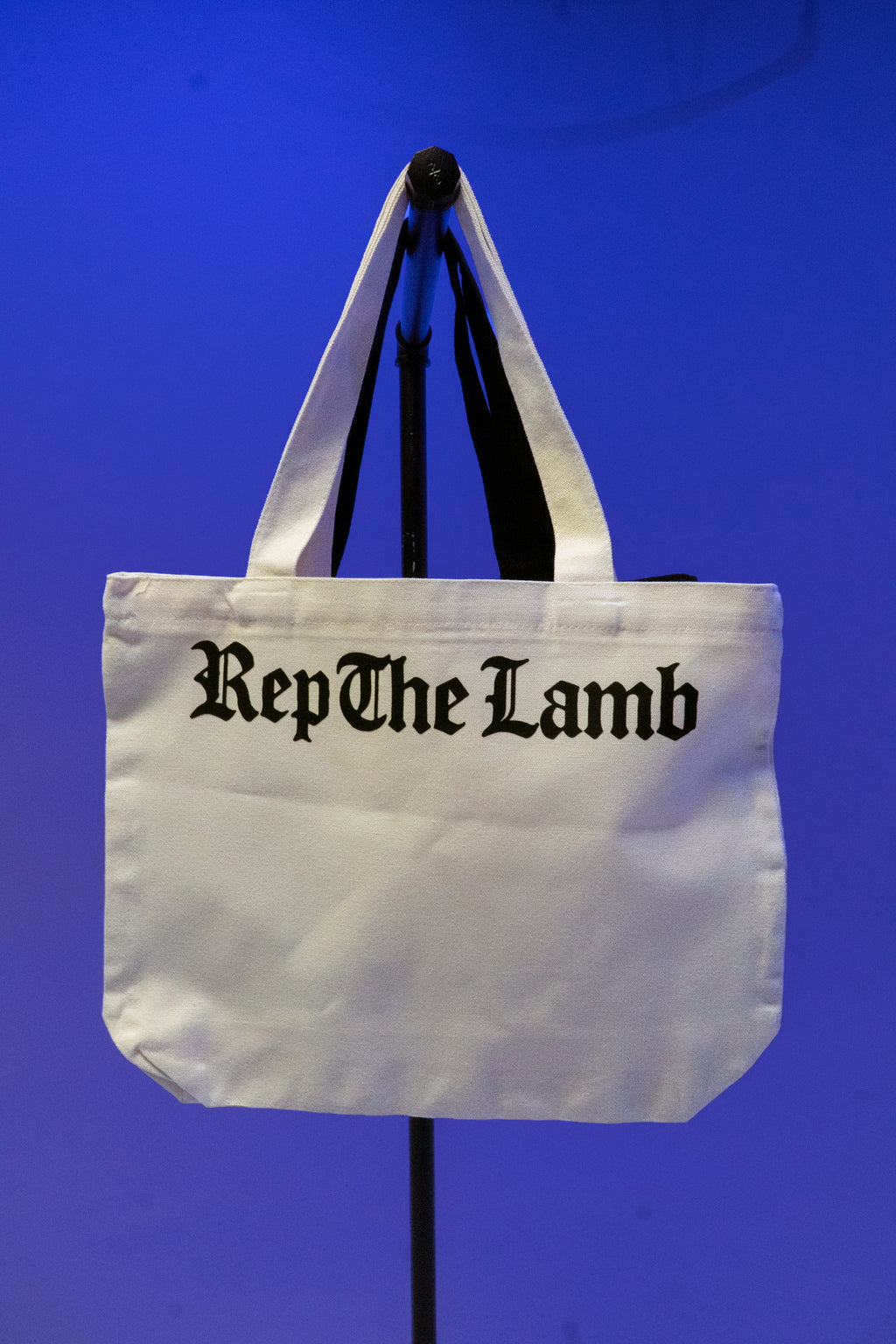 Rep The Lamb Bible Bag - Cream