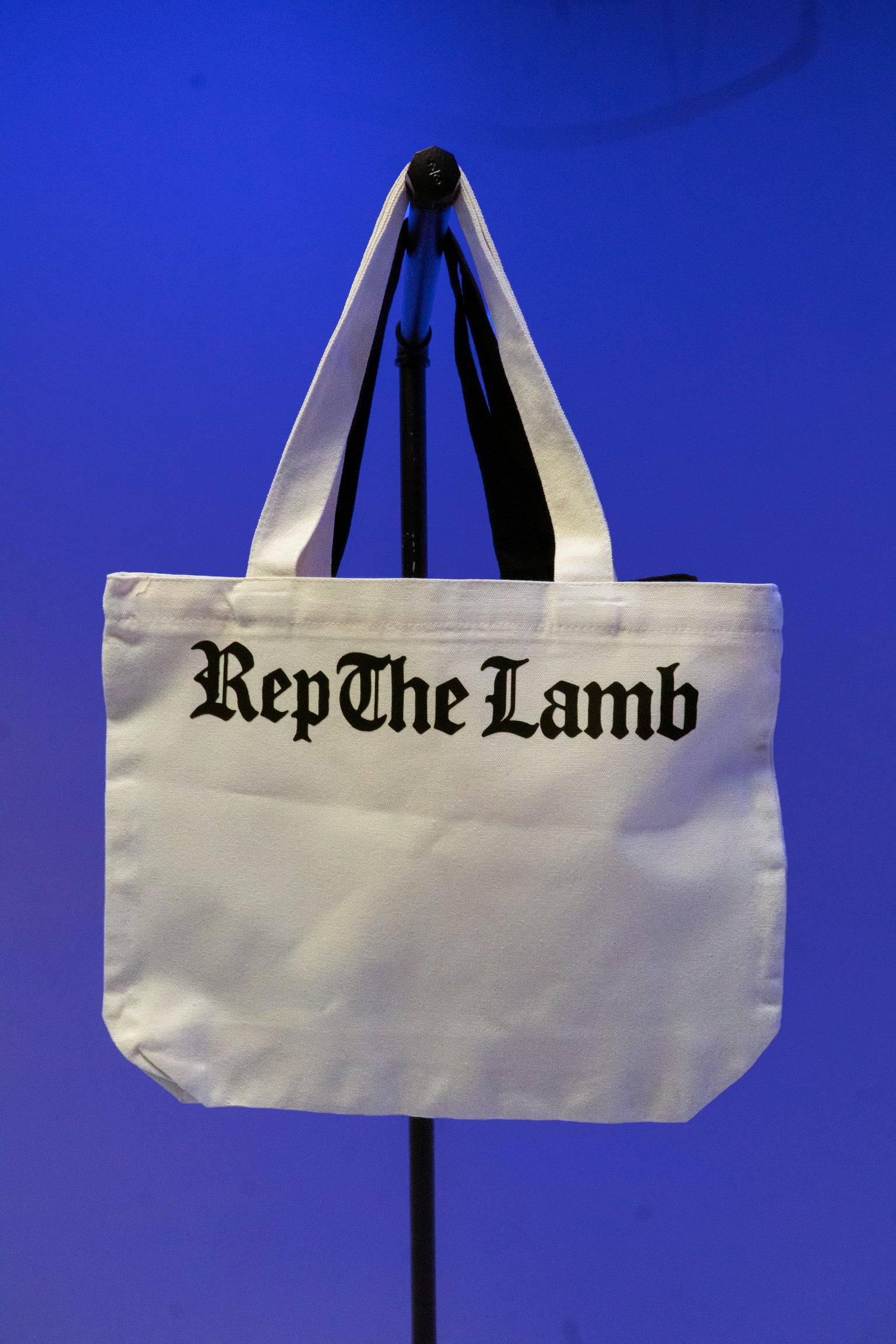 Rep The Lamb Bible Bag - Cream