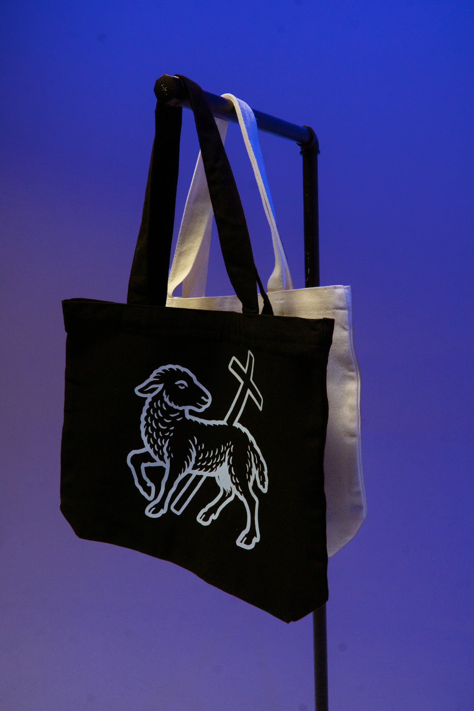 Rep The Lamb Bible Bag - Black