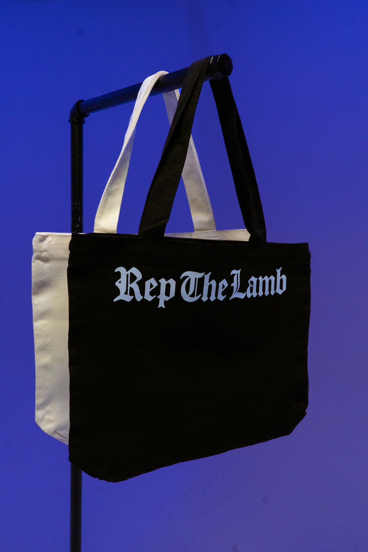 Rep The Lamb Bible Bag - Black